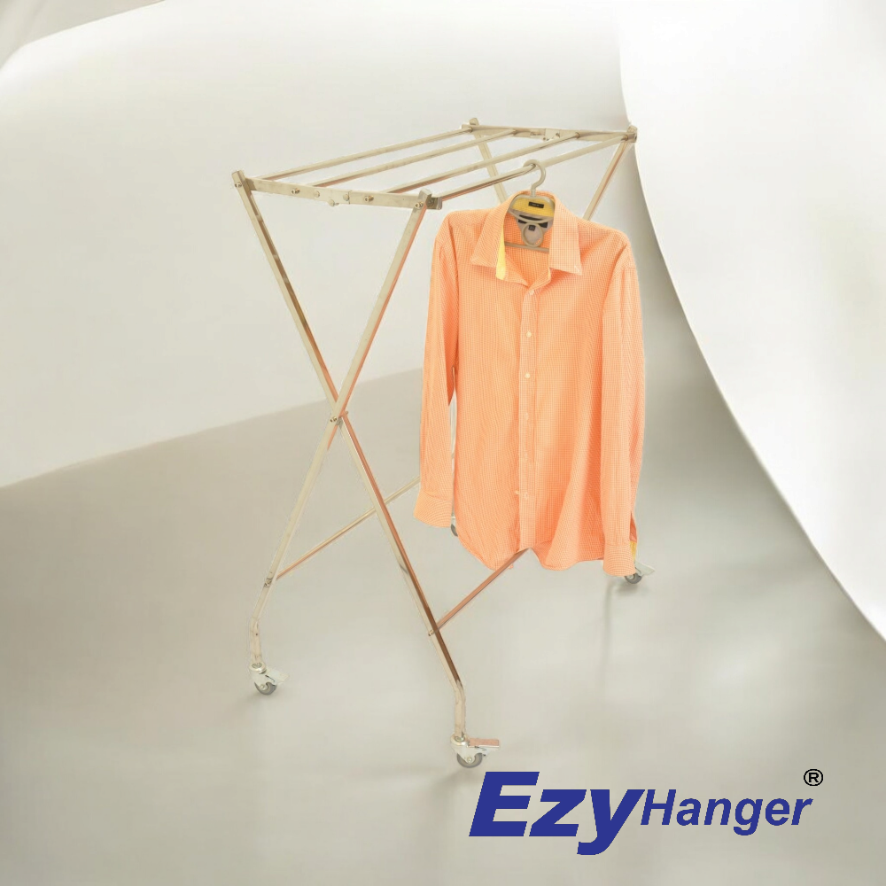 EzyHanger Stainless Steel Foldable Towel Rack – SKU: EH8300